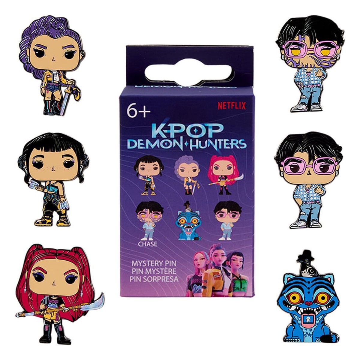 KPop Demon Hunters by Loungefly Enamel Pins Blind Box