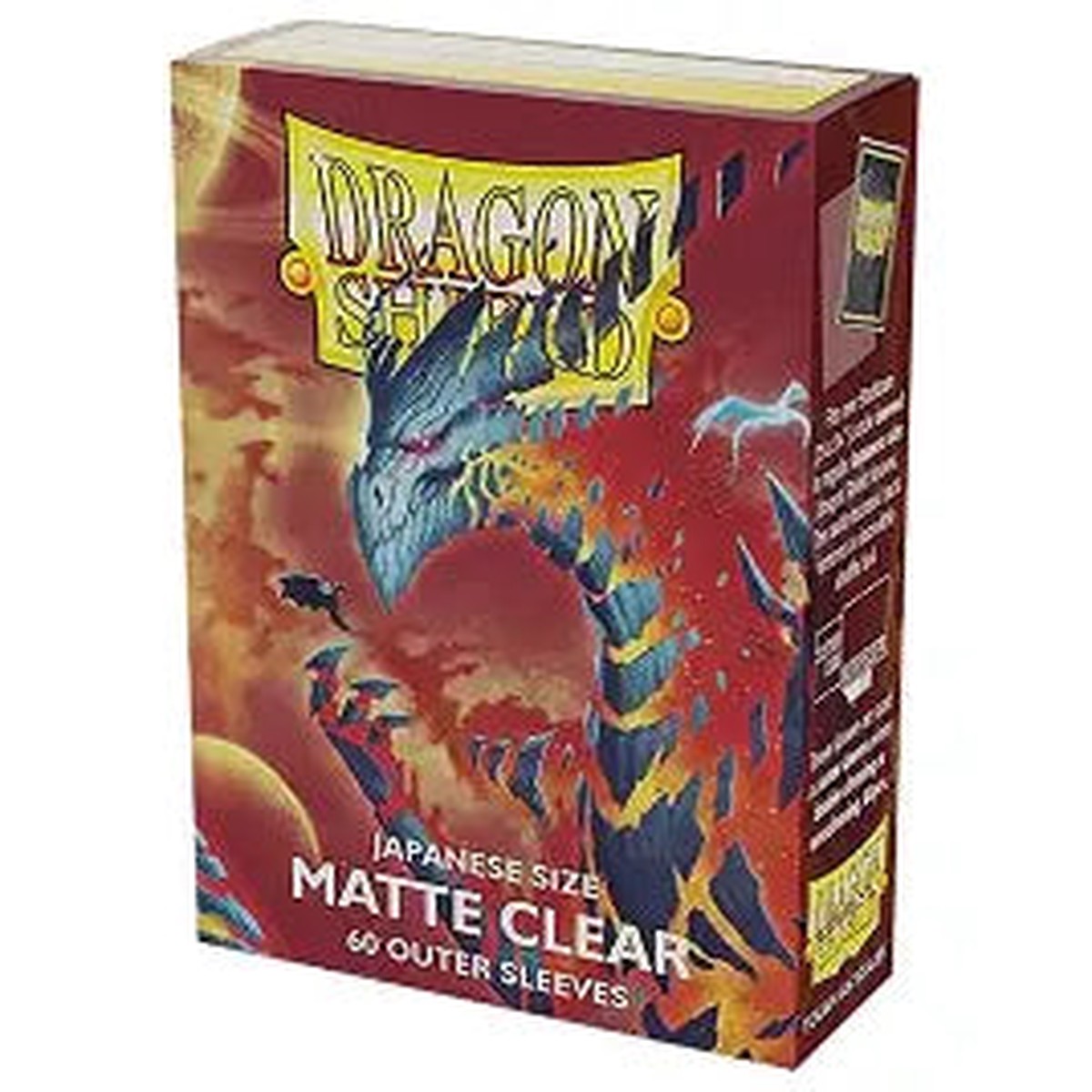 Dragon Shield - Japanese Size Outer Sleeves (60) : Matte Clear