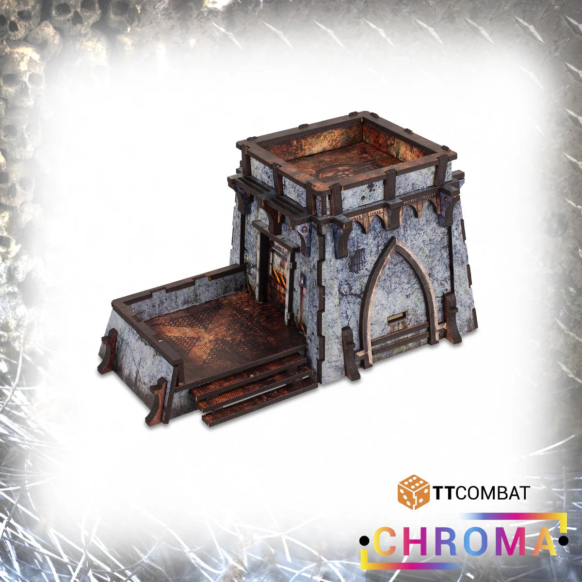 TTCombat Chroma Terrain - Platform Bunker